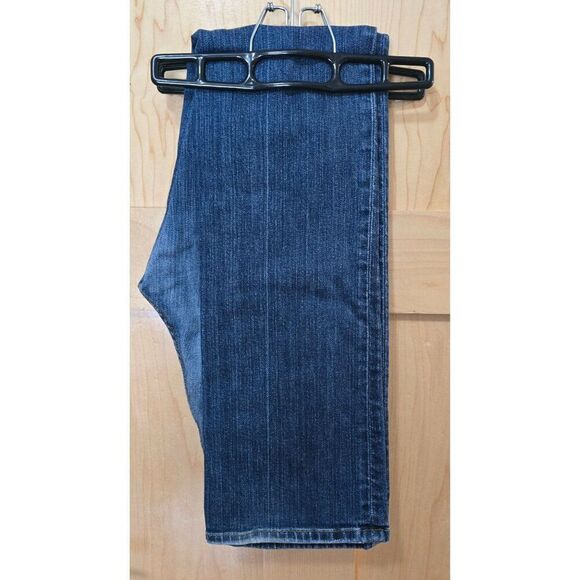 Lucky Brand Bootcut Jeans Sz 4 Med. Wash Denim Flap Button Pockets Vintage Style - Picture 9 of 10